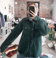 Green Sherpa Oversized Shaket