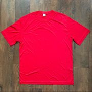 SPORT TEK fire engine red tee-shirt, size L, NWOT