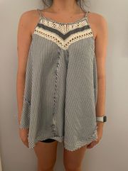 Hem&Thread Embroidered Tank