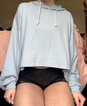 Hooded Light Blue Sweater