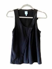 CoOp Barney’s NY Black Silk Top XS