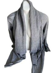 Splendid Open Front Gray Cardigan Cozy