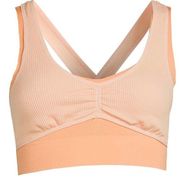 Juniors' Seamless Double Layered Bralette Size Medium