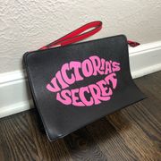 NWT Victoria’s Secret Black and Red Makeup Bag