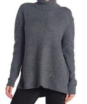 Sweet Romeo Gray Turtleneck Sweater Top Small Long Sleeve Comfy Classic Casual