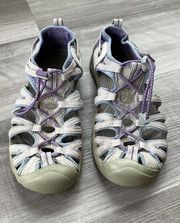 Keen Purple Gray Vent Hiking Sandals Size 6 Closed Toe