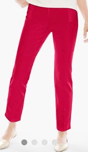 NWT Chico’s red ankle pants size 0