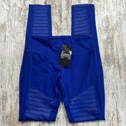 S // LA Society NWT Blue Moto Athletic Leggings