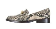 STELLA MCCARTNEY Snack Print Gold Chain Loafers Sz 38.5