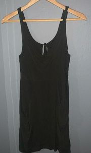 Jack by bb Dakota olive draped keyhole back dress