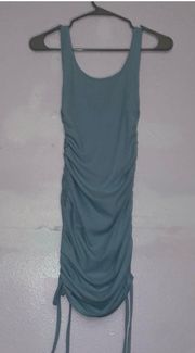 Light Blue Ribbed Dress