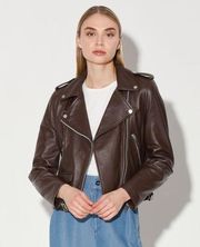 Walter Baker Liz Leather‎ Moto Jacket- NWT XL