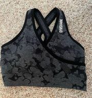 Gymshark  Adapt Camo Seamless Sports bra, size small. Excellent shape, with pads.