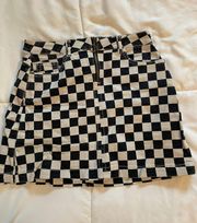 Checkerboard Skirt