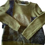 ROMEO & JULIET Couture beautiful color block Sweater