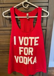 “I Vote For Vodka” Tank