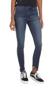 Articles of Society Angled Tulip Raw Hem Skinny Jeans Women's Size 24