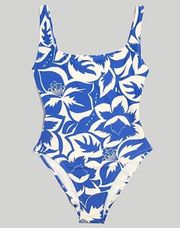 NWT Madewell Tropicale Second Wave Square Neck Tank One Piece Swim Bodysuit S