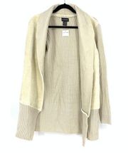Ceny Women's Size Small Cardigan Sweater Open Front Knitted Hip Length NEW