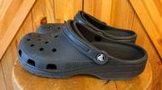 Crocs Classic Clog Unisex Men 8 Women 10 Black