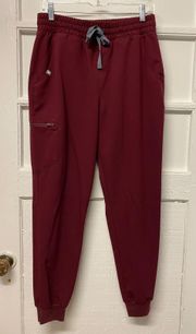 scrub pant Medium Joggers pant burgundy