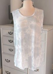 Tie Dye Tank Top Womens Large Shirt New Hippie Comfy Summer Shirt New