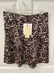 NWT Nation Birdie Flirty Skirt Animal Print Skirt