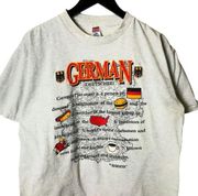 80s Soffe Vintage German Deutscher T Shirt USA Graphic Tee Short Sleeve Cotton