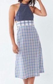 Urban Outfitters Plaid Midi Dress