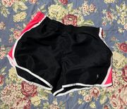 Small Black Hot Pink  Running Shorts