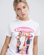 New Junk Food Clueless 90s Y2K Retro Reprint Graphic Tee Cotton Size Medium