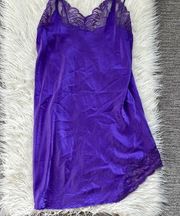 Fantasies by Morgan Taylor Vintage Purple Slip Dress