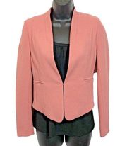 Pink Barbie Mauve Blazer Iris Los Angeles Women's Small Stretch Hook Eye Pockets