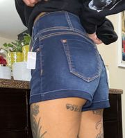 High-Waisted  Denim Shorts