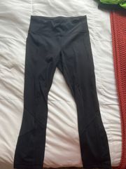 Lululemon Black Cropped Leggings