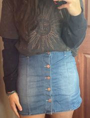 denim skirt