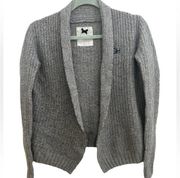 Gilly Hicks Open Front Cardigan in Gray S