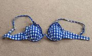 Gingham Bikini Top