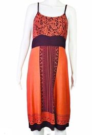 Athleta tribal print adjustable strap dress Size S