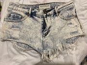 Bullhead High Rise Denim Shorts Size 7