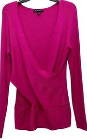 Pink Cross-front Sweater