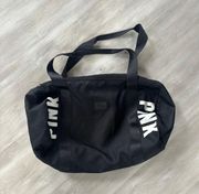 PINK Black Gym/Overnight Bag