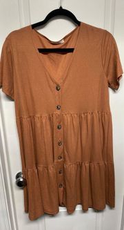 Boutique Rust Dress