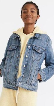 NEW Madewell The Jean Jacket in Medford Wash, S, MD243