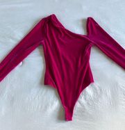 Long Sleeve Thong Bodysuit