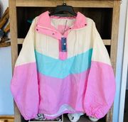 Colorblock Windbreaker