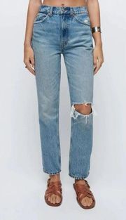 NWT RE/DONE 70s Straight Leg Denim Jeans - Worn Medium Raf