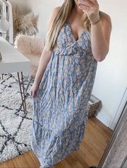 Who what wear blue floral maxi dress