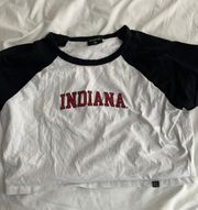 INDIANA university baby tee