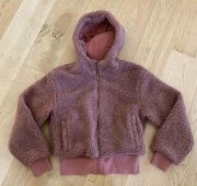 Fabletics Summit Sherpa Jacket in Toffee Brown Size XS